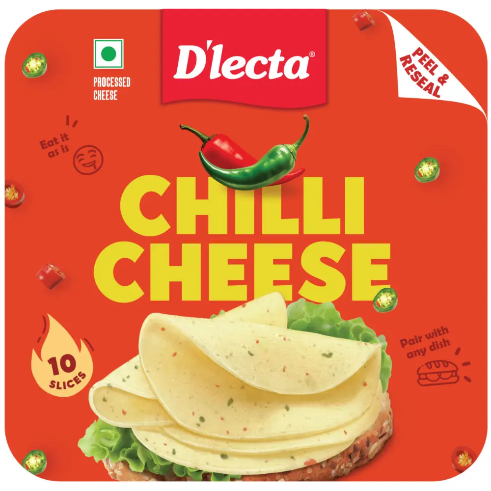 Dlecta Chilli Cheese Slice 200g 