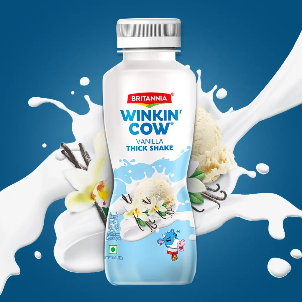 Britannia Winkin Cow Vanilla Shake (180ml) 