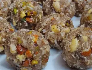Khopra Dryfruit Ladoo.