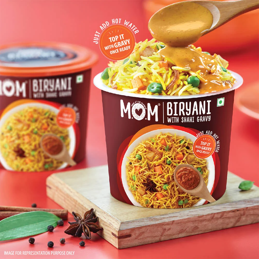 Mom Veg Biryani With Shahi Gravy (140g)
