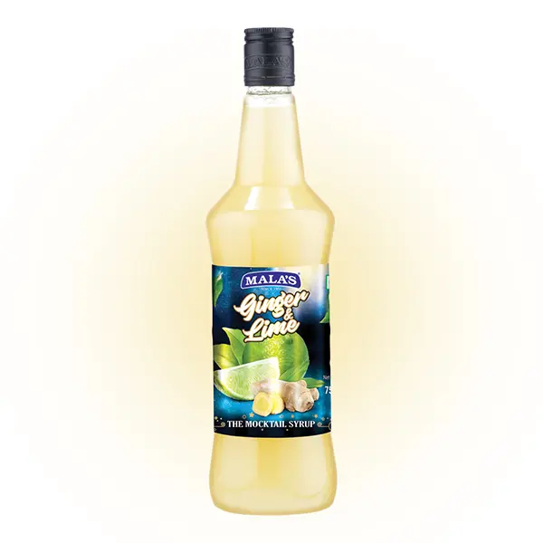Mala's Ginger Lime Syrup-750ml