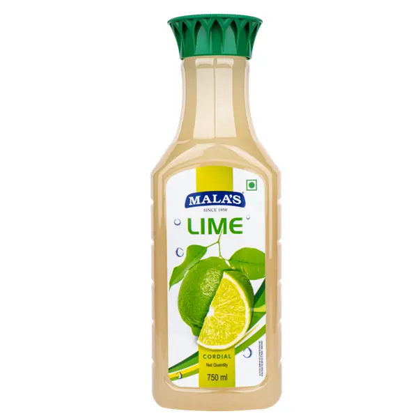 Mala's Lime Cordial-750ml