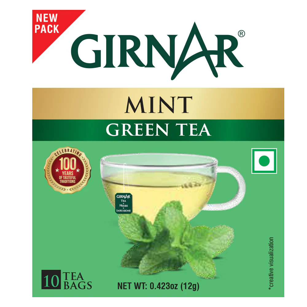 Girnar Green Tea Mint (1.2g*10bags=12g)