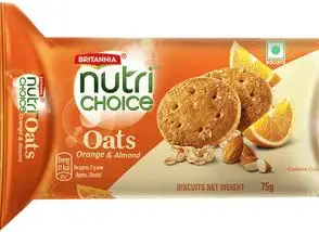 Britannia Nutri Choice Orange Cookies (66.6g)(20/-)