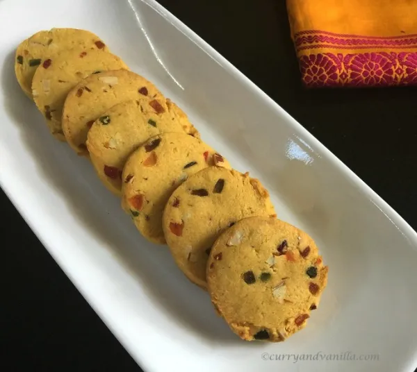 Farali Kesar Badam Cookies  (12pc)  