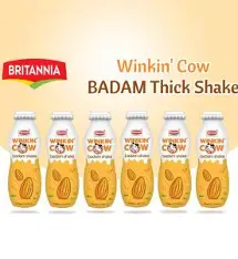 Britannia Winkin Cow Badam Shake (180ml)