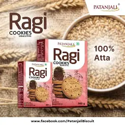 Patanjali Ragi Cookies (200g) (75/-)