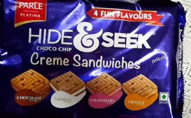 Parle Hide&Seek Cream Sandwiches 4 Flaours (400g)(180/-)