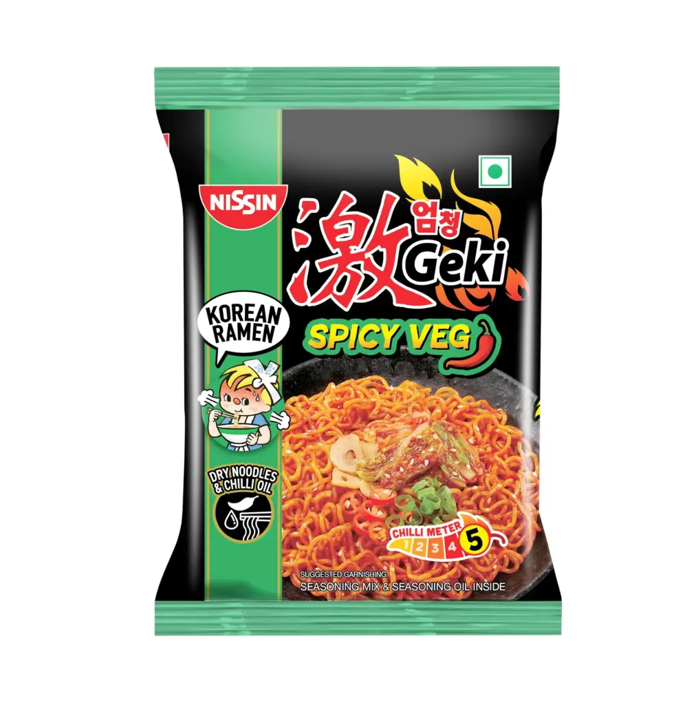 Geki Spicy Veg Noodles (80g) (60/-