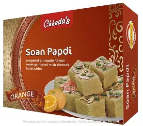 Chhedas Soan Papdi Orange (200g) 