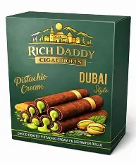 Rich Daddy Cigar Roll Pistachio (140g) (150/-)