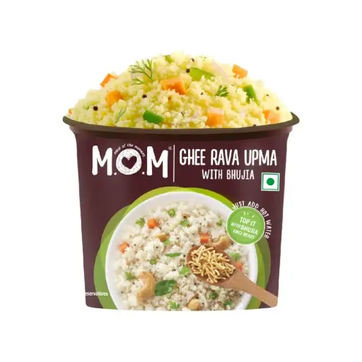 Mom Ghee Rava Upma With Bhujia (75g)