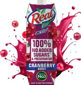 Real Activ Cranberry (1ltr)(No Added Sugars)  