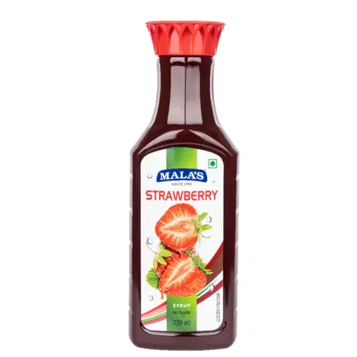 Mala's Strawberry Syrup-750ml