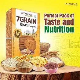 Patanjali 7Grain Biscuits (200g) (75/-) 