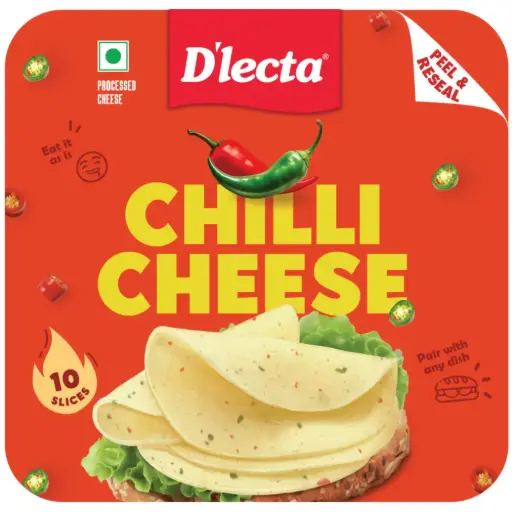 Dlecta Chilli Cheese Slice 200g 